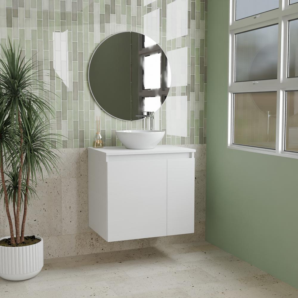 Foto 8 pulgar | Mueble Lavamanos Elevado Maderkit Guali Blanco
