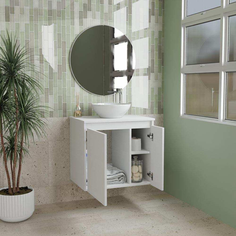 Foto 9 pulgar | Mueble Lavamanos Elevado Maderkit Guali Blanco