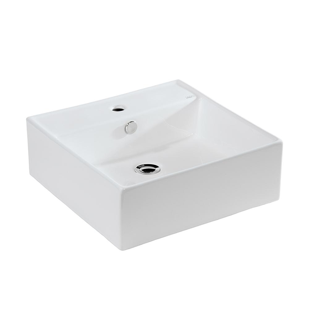 Lavabo Ovalin Urrea Para Empotrar Cassia Blanco Ceramica