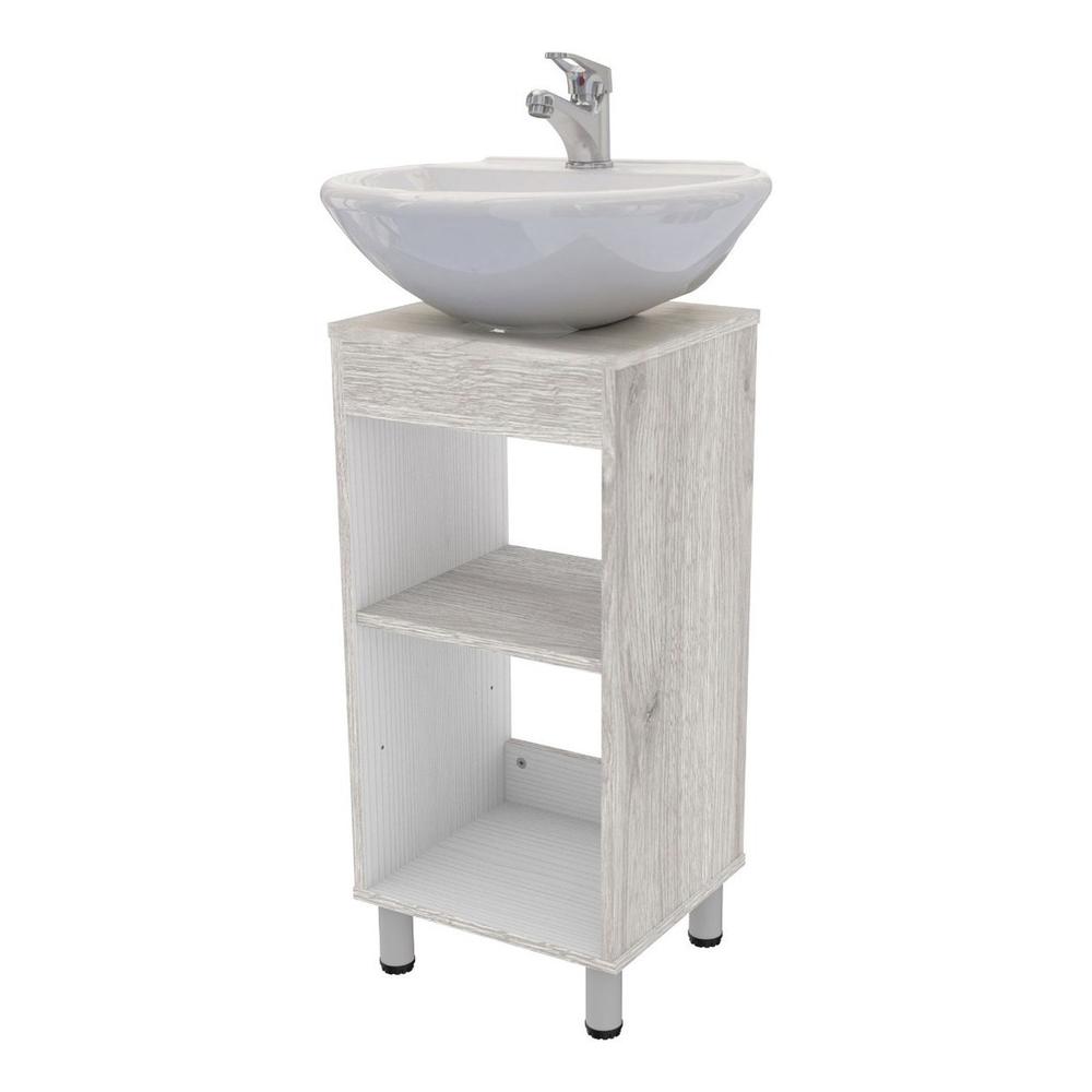 Foto 4 | Gabinete De Baño Para Lavabo Dena Maderkit Ceniza S/p