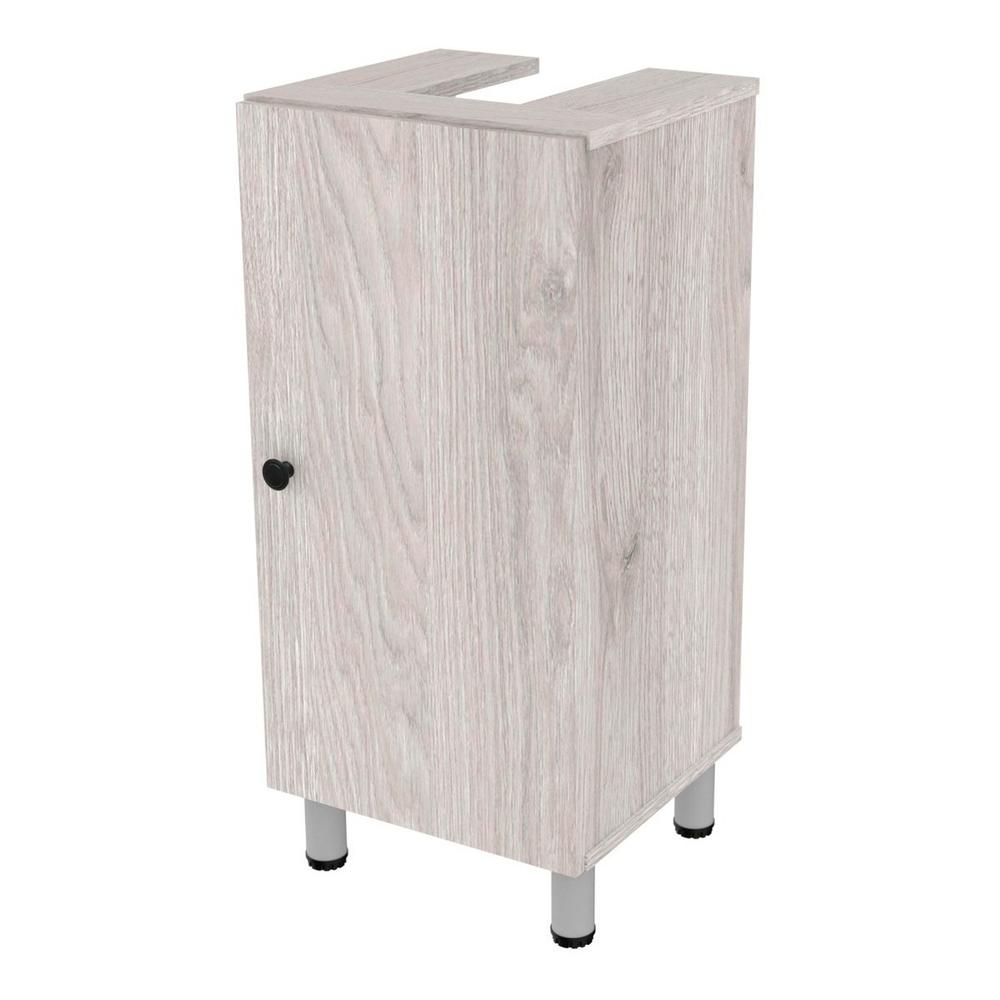 Foto 9 pulgar | Gabinete De Baño Para Lavabo Dena Maderkit Ceniza C/p