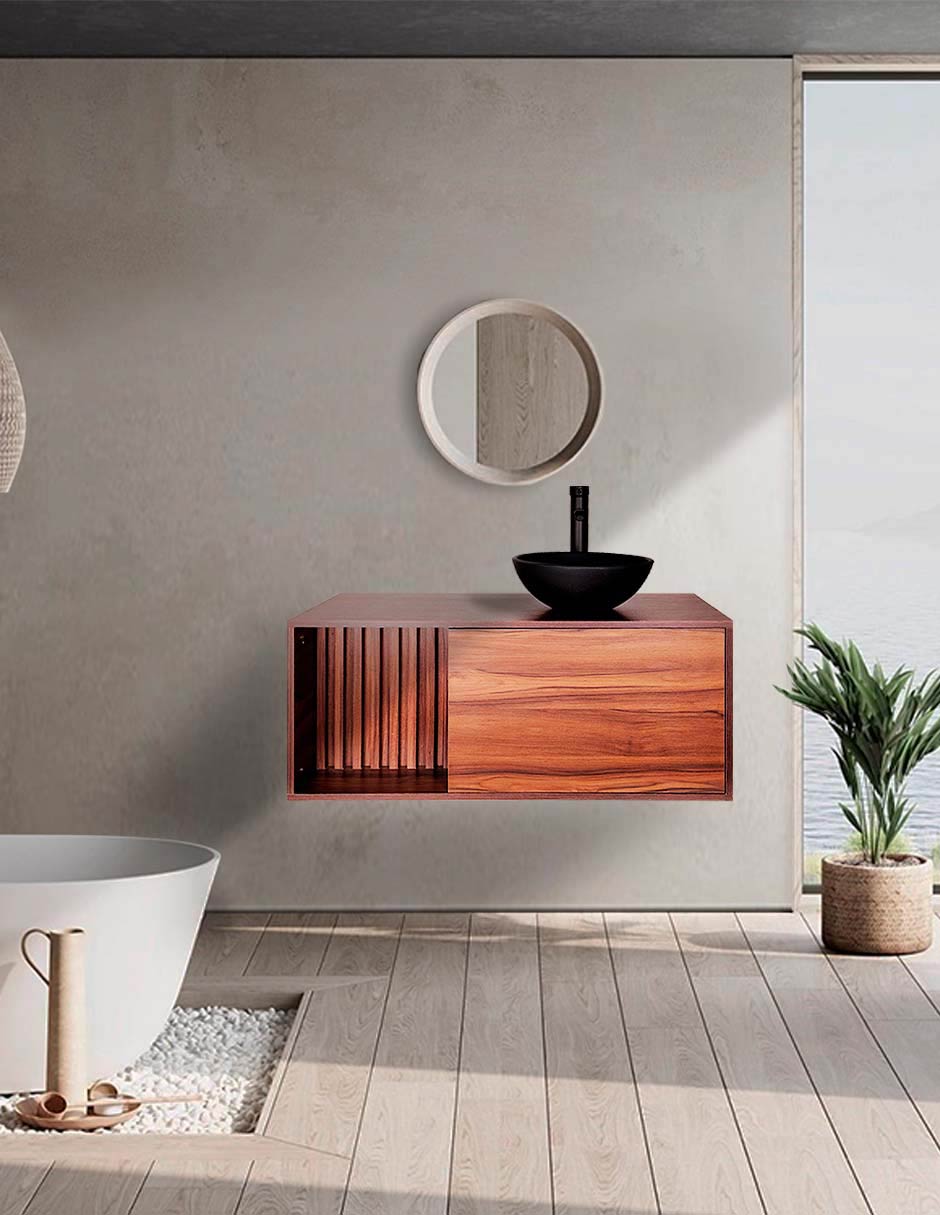 Foto 3 pulgar | Mueble Con Ovalin Para Baño  Gabinete Para Baño Con Ovalin Modelo Hades
