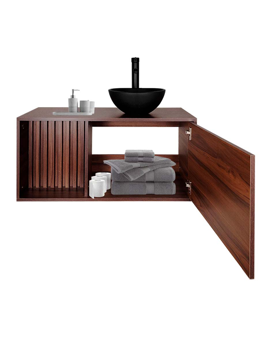 Foto 6 pulgar | Mueble Con Ovalin Para Baño  Gabinete Para Baño Con Ovalin Modelo Hades