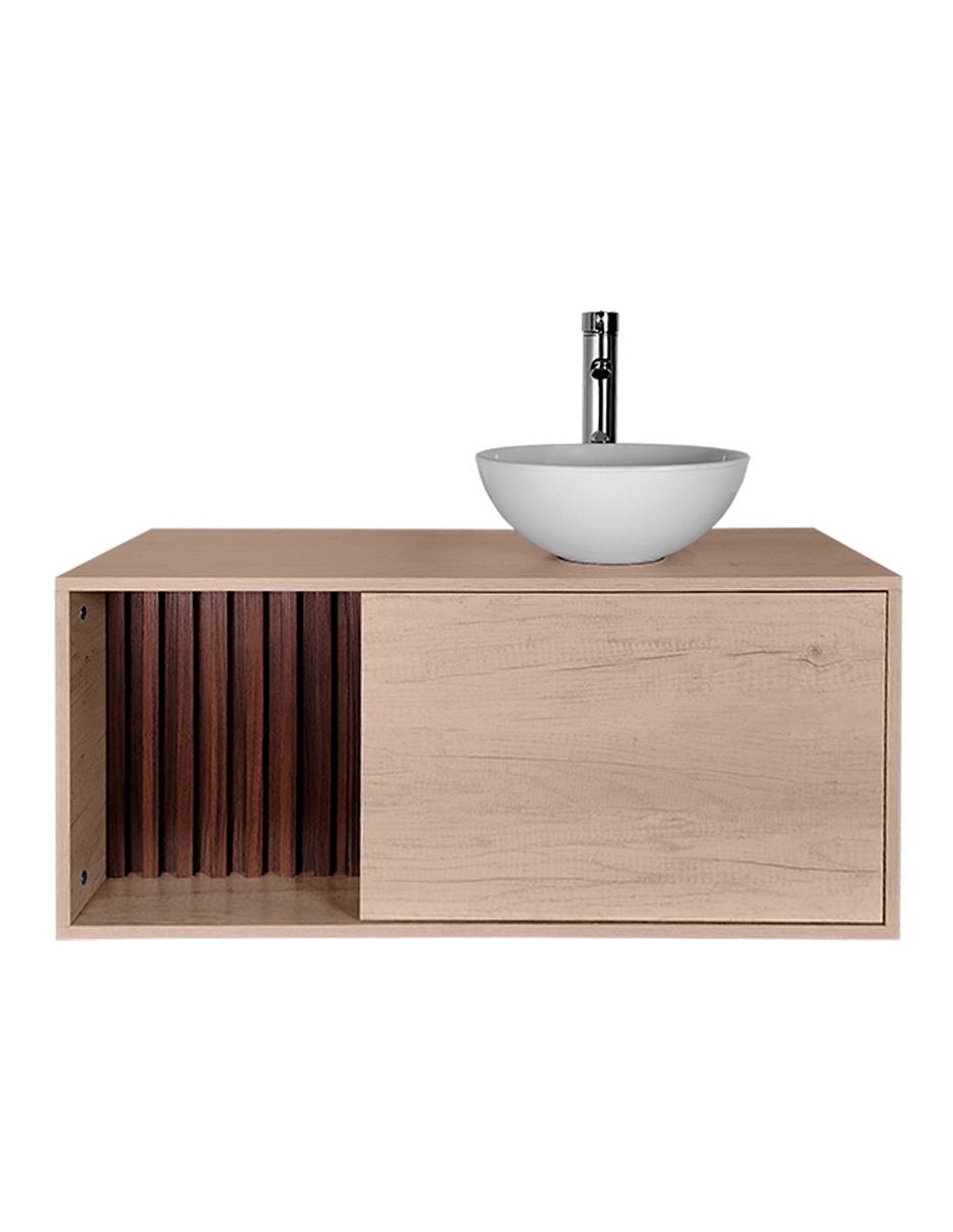 Foto 2 pulgar | Mueble Con Ovalin Para Baño  Gabinete Para Baño Con Ovalin Modelo Hades
