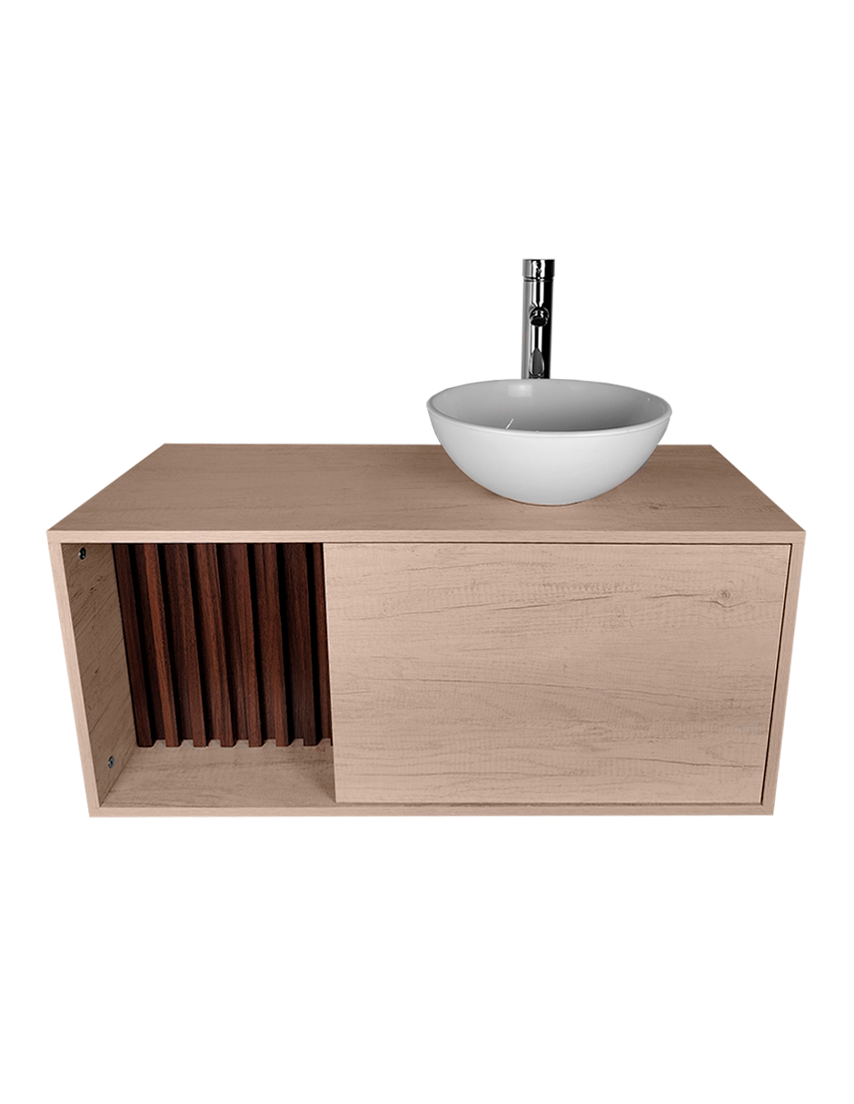 Foto 9 pulgar | Mueble Con Ovalin Para Baño  Gabinete Para Baño Con Ovalin Modelo Hades