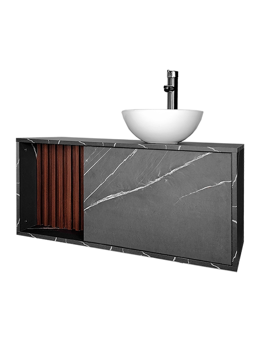 Foto 5 pulgar | Mueble Con Ovalin Para Baño  Gabinete Para Baño Con Ovalin Modelo Hades