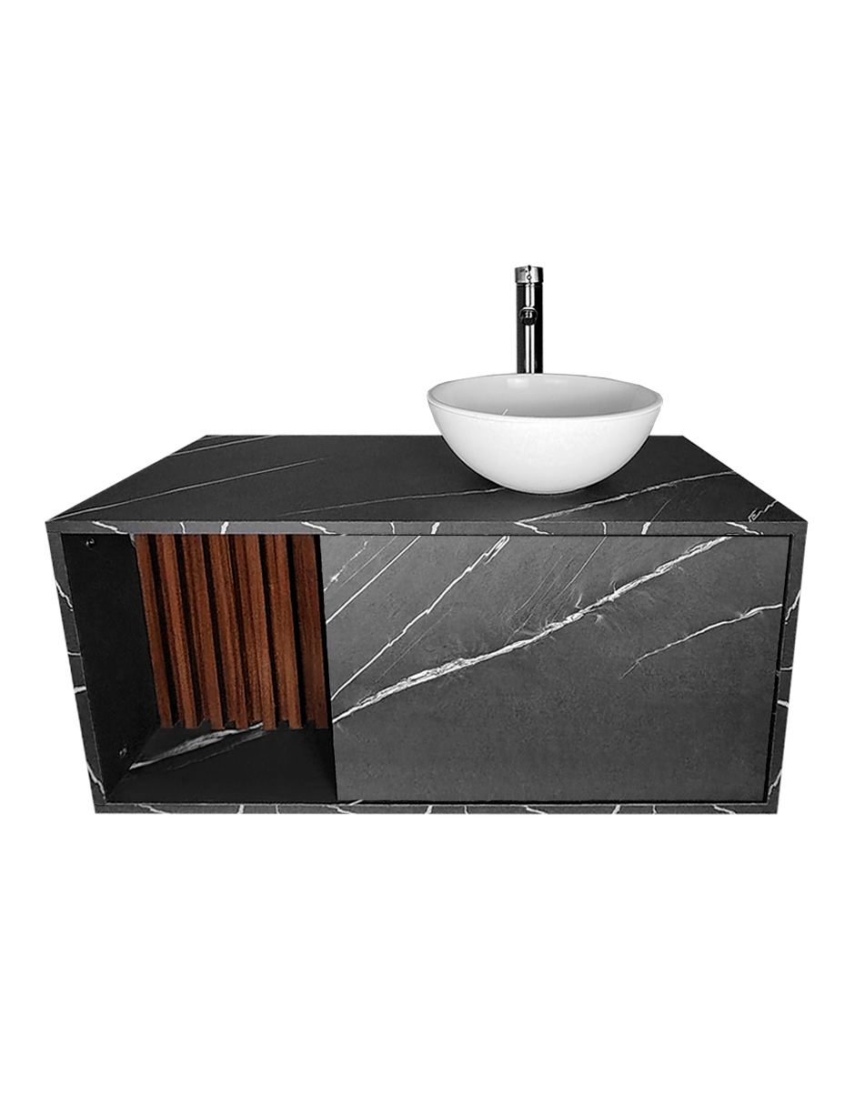 Foto 9 pulgar | Mueble Con Ovalin Para Baño  Gabinete Para Baño Con Ovalin Modelo Hades