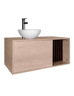 Foto 4 | Mueble Lavamanos Para Baño Gabinete Para Baño Con Ovalin Modelo Ares