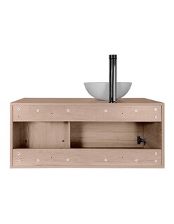 Foto 5 | Mueble Lavamanos Para Baño Gabinete Para Baño Con Ovalin Modelo Ares