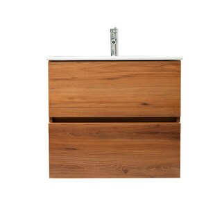 Foto 2 | Mueble Para Baño Mobi Damara Nogal Incluye Lavabo Y Llave Mezcladora
