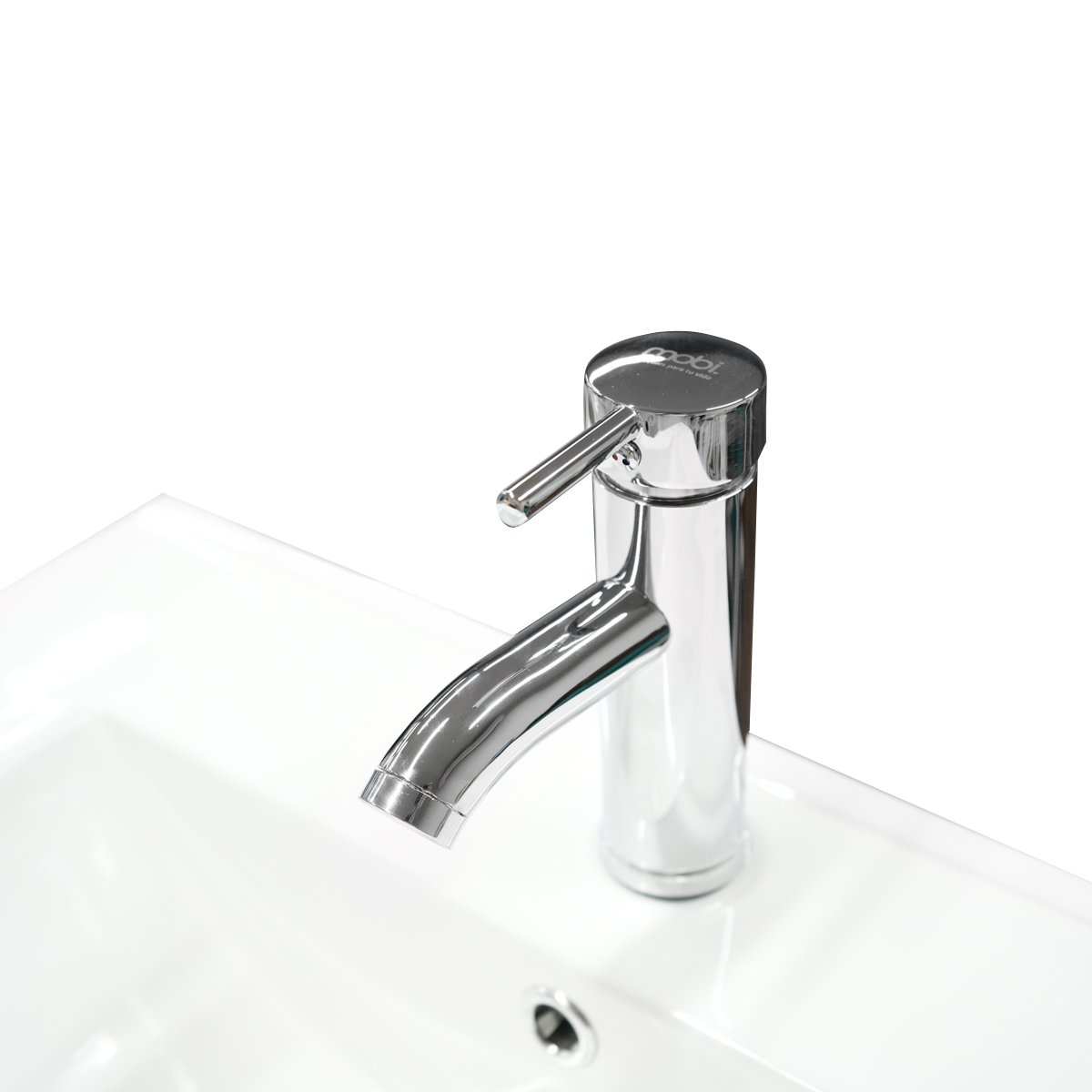 Foto 5 pulgar | Mueble Para Baño Mobi Damara Nogal  Incluye Lavabo Y Llave Mezcladora