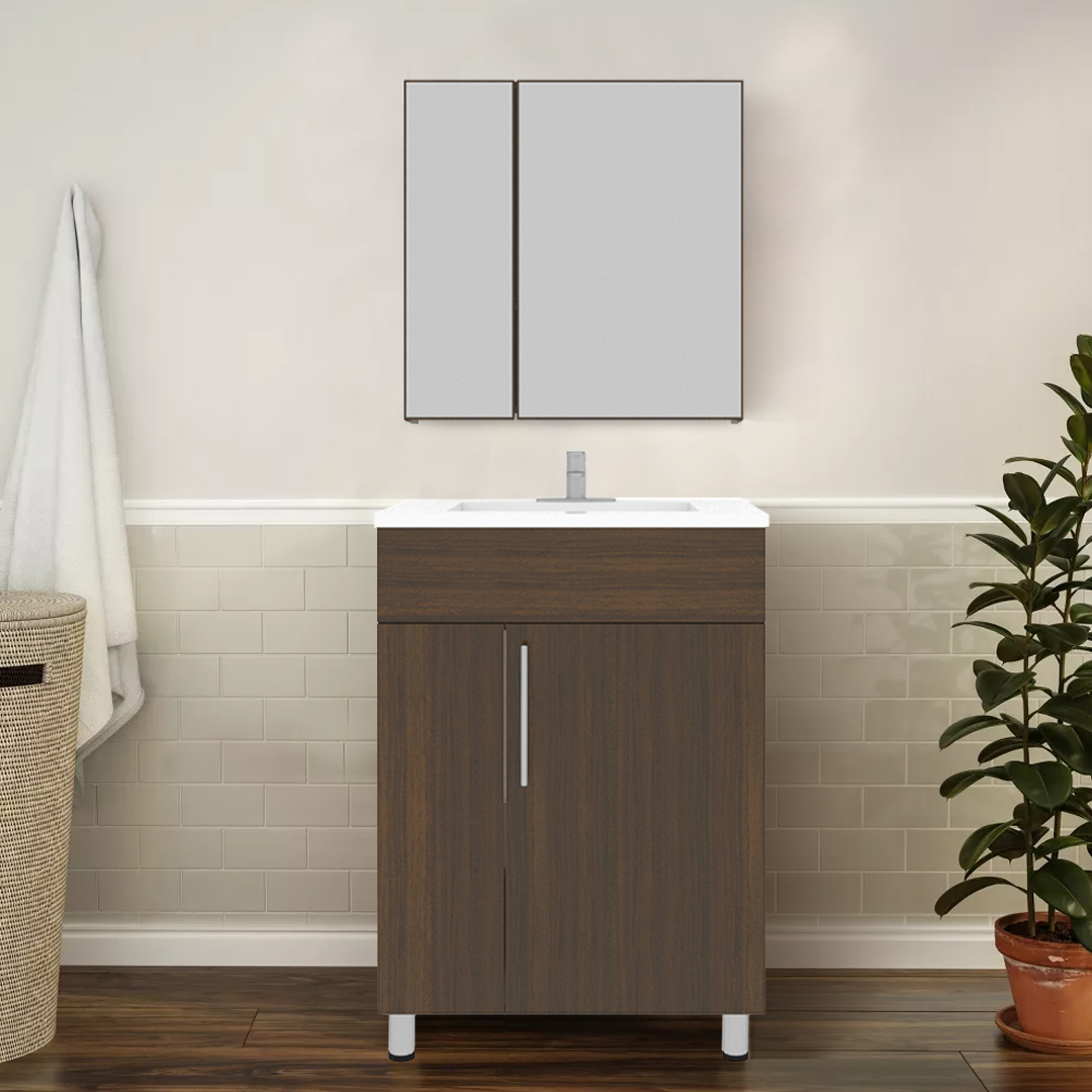 Foto 1 | Mueble Para Baño Mobi Jamaica Tabaco