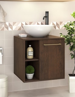 Foto 1 | Mueble De Baño Mobi Mendoza Rústico
