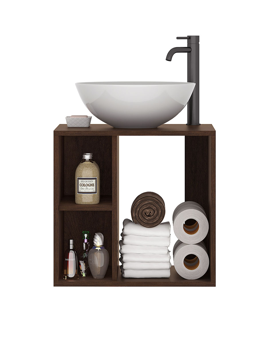 Foto 4 pulgar | Mueble De Baño Mobi Mendoza Rústico
