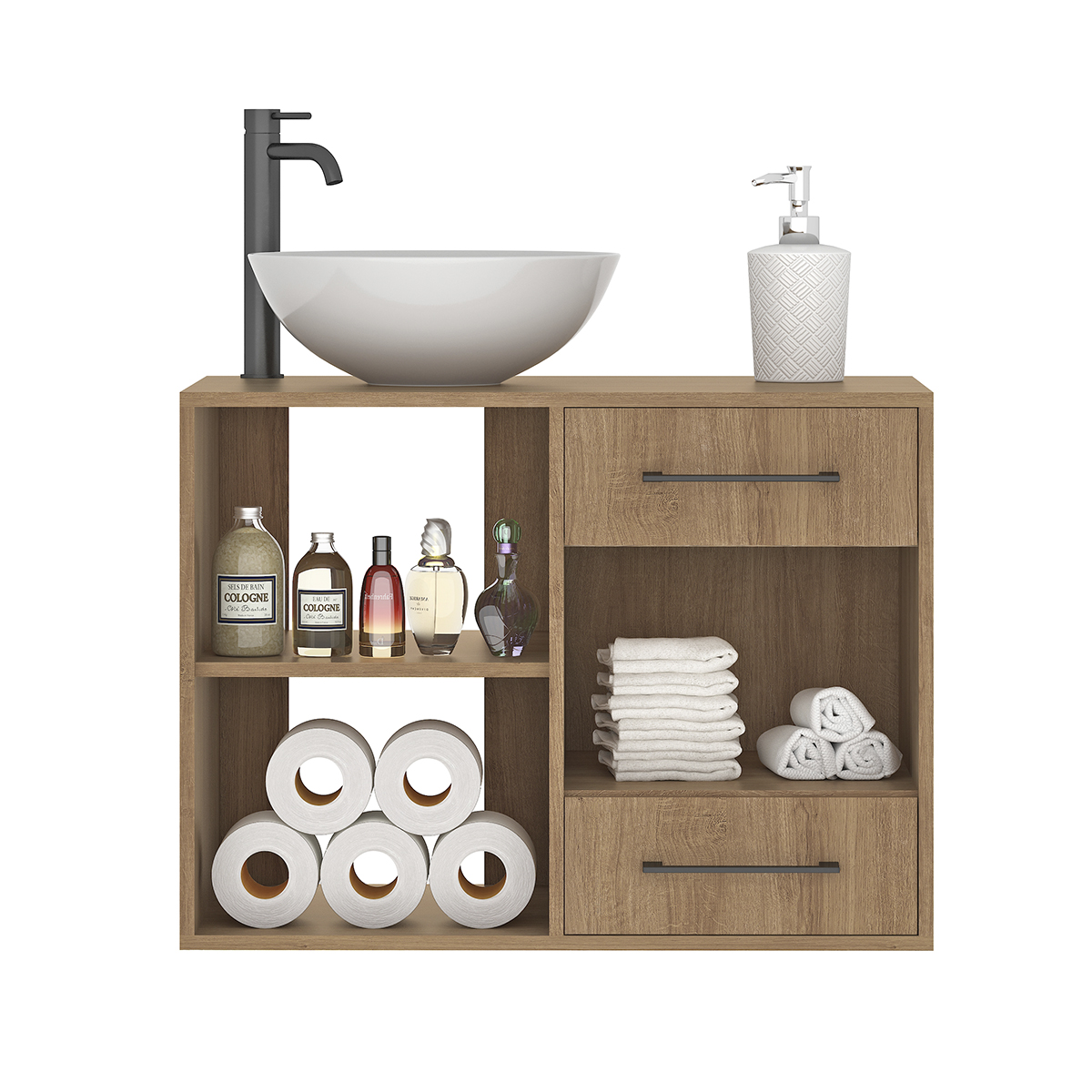Foto 4 pulgar | Mueble De Baño Mobi Salta Miel