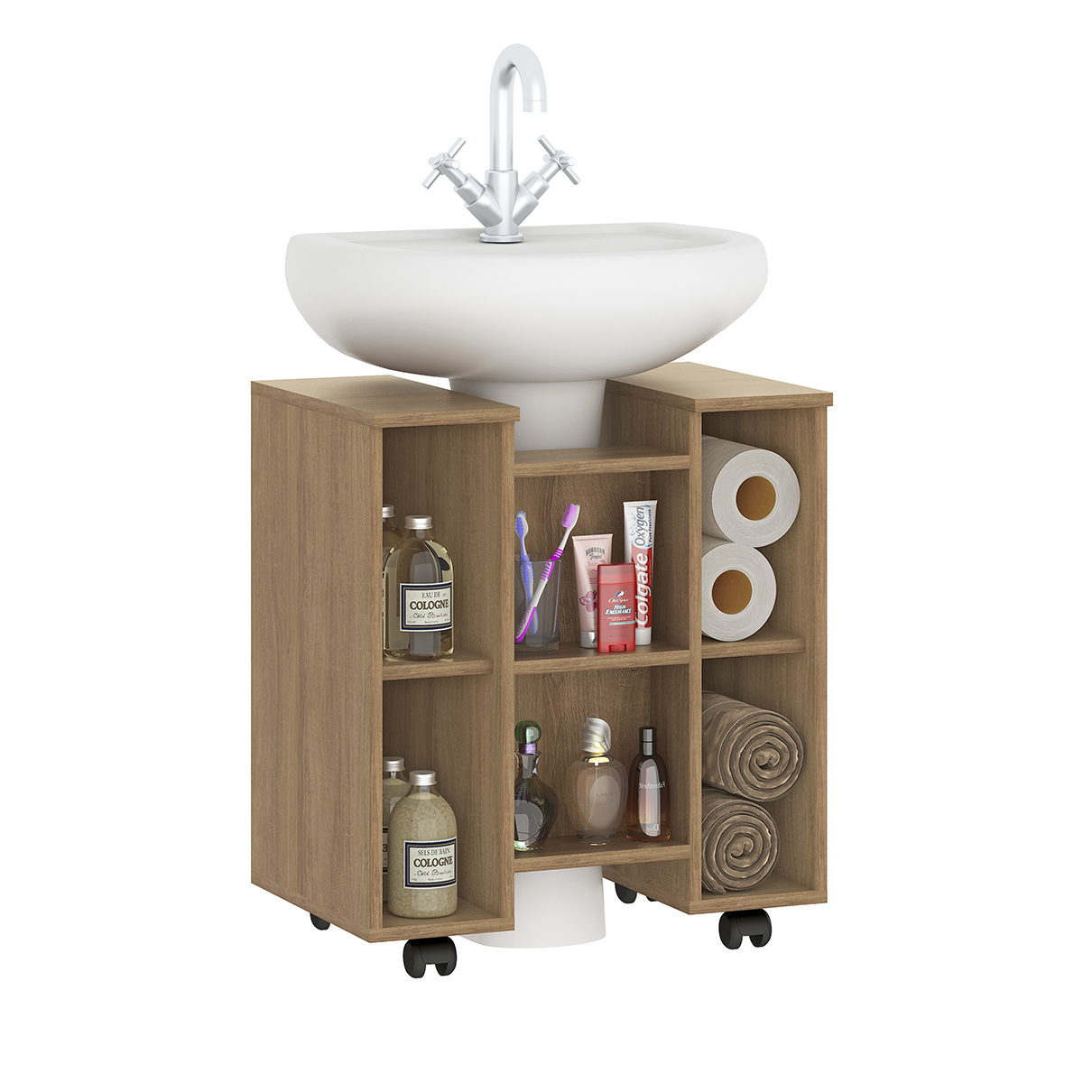 Foto 4 pulgar | Mueble para Baño Mobi Limay Miel