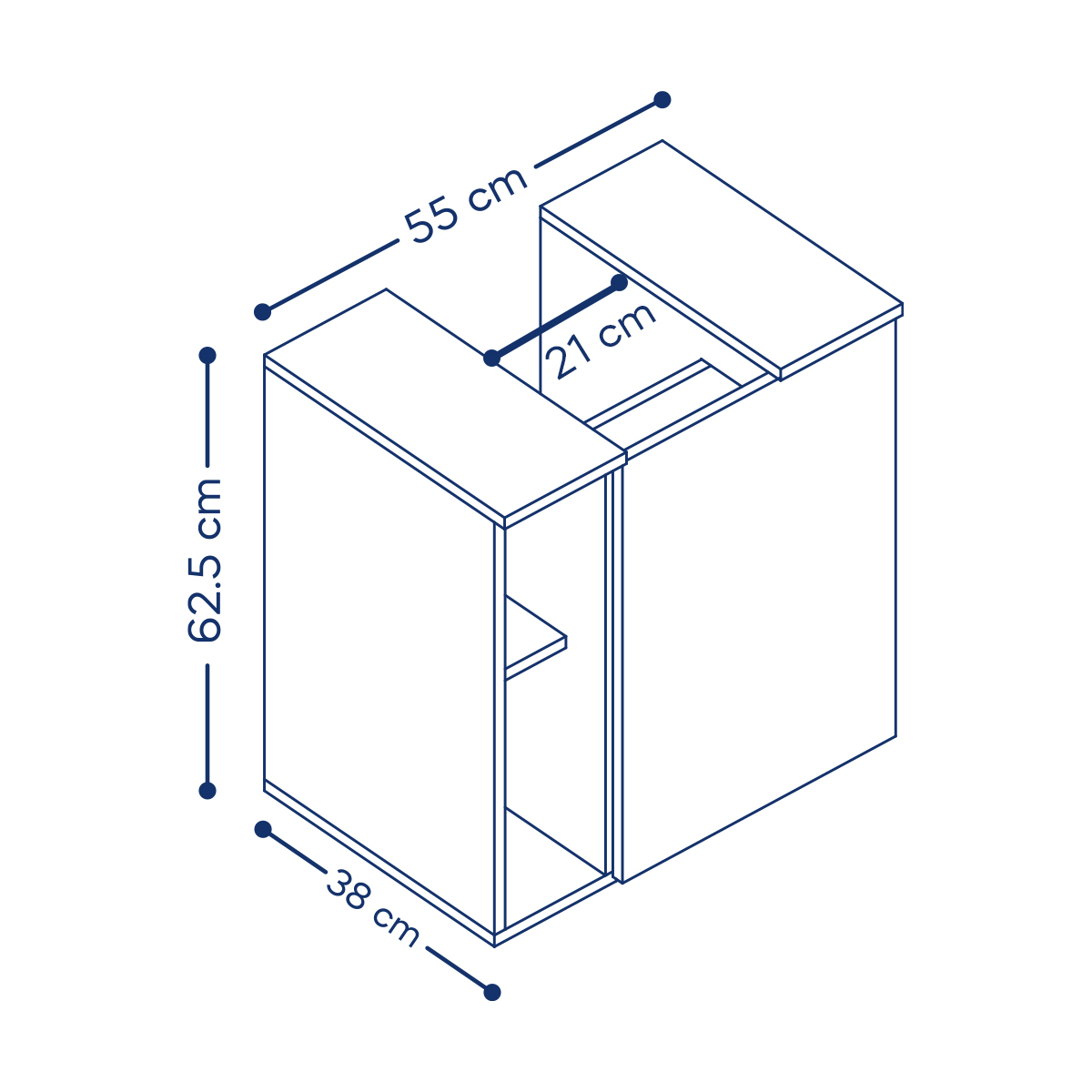Foto 5 pulgar | Mueble para Baño Mobi Limay Miel
