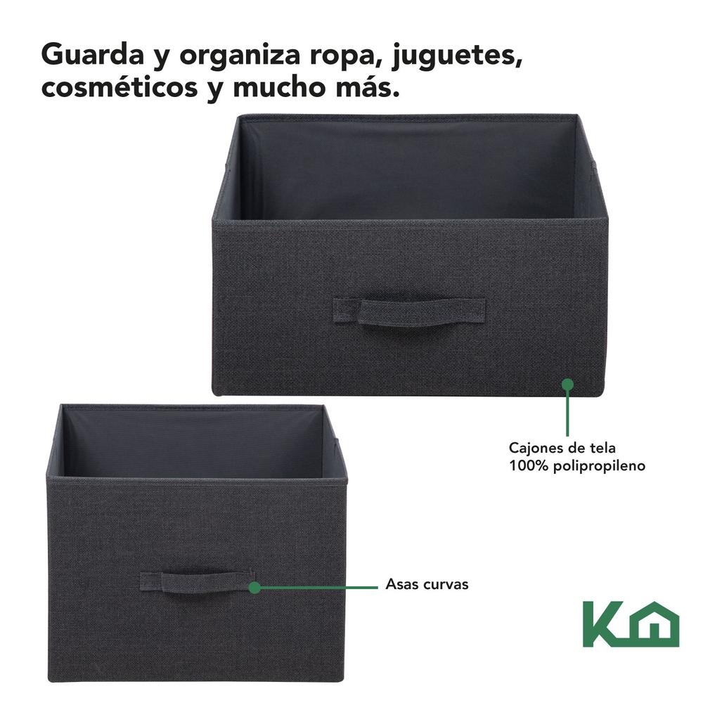 Foto 4 pulgar | Clóset Armable KingsHouse KINGCHEST5-2 Gris