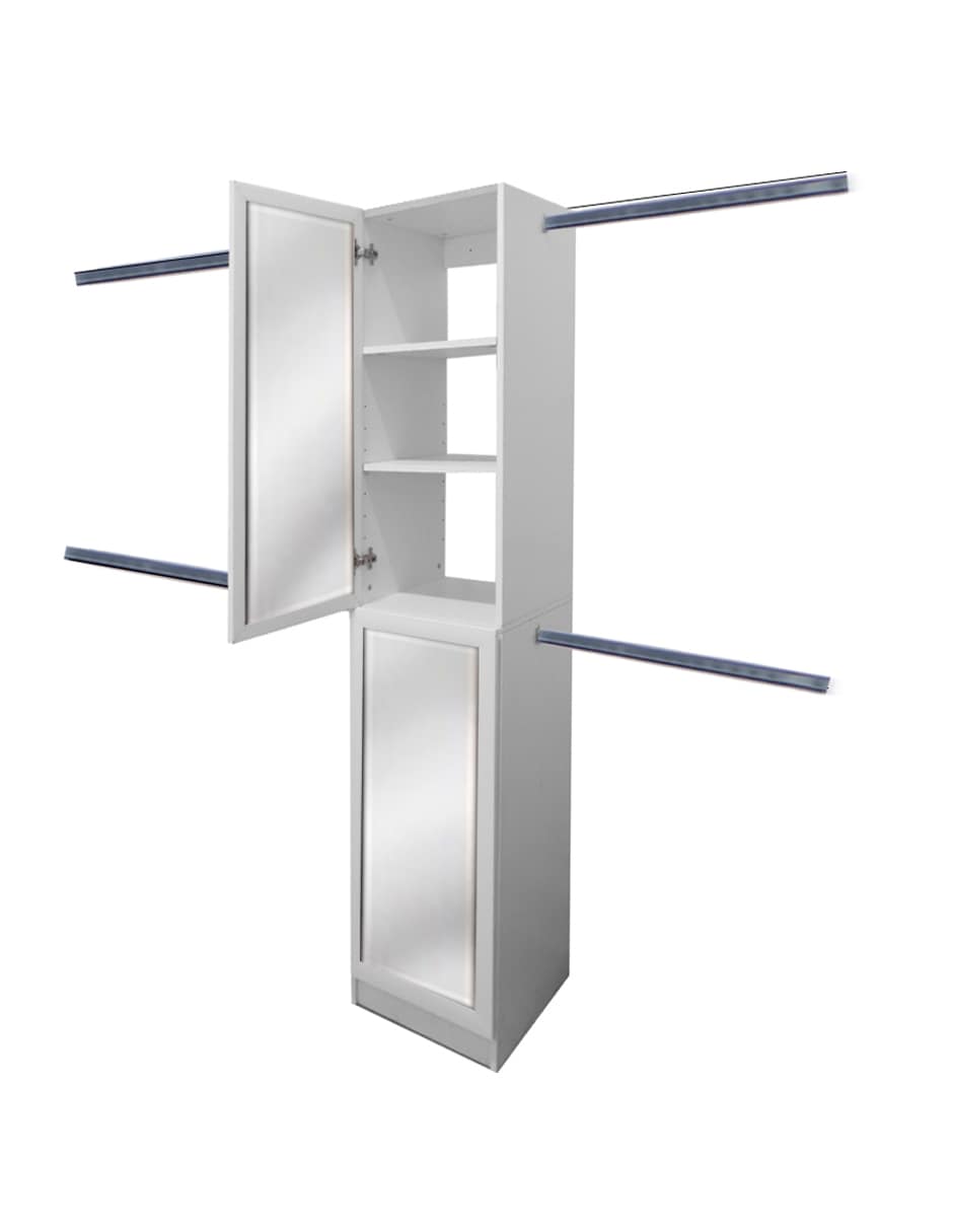 Clóset Ropero Con Espejo  Decomobil Mildred Moderno Minimalista $5,599