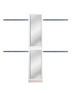 Foto 3 | Clóset Ropero Con Espejo Decomobil Mildred Moderno Minimalista