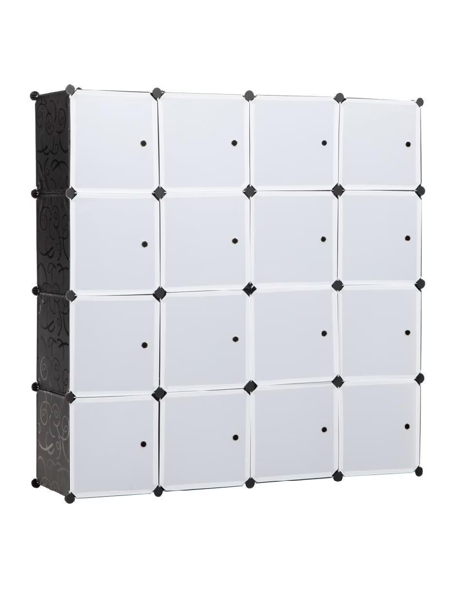 Foto 1 | Armario Organizador Cubos 4x4 para Hogar 145x38x145 - Orden y Estilo en tu Ropa