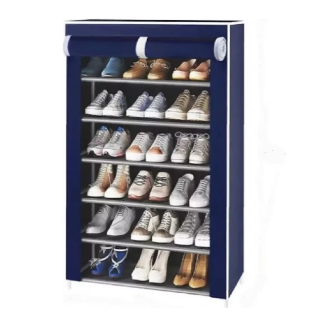 Foto 2 pulgar | Zapatera Closet Organizador De Zapatos 6 Niveles 18 Pares Color Azul Wünd