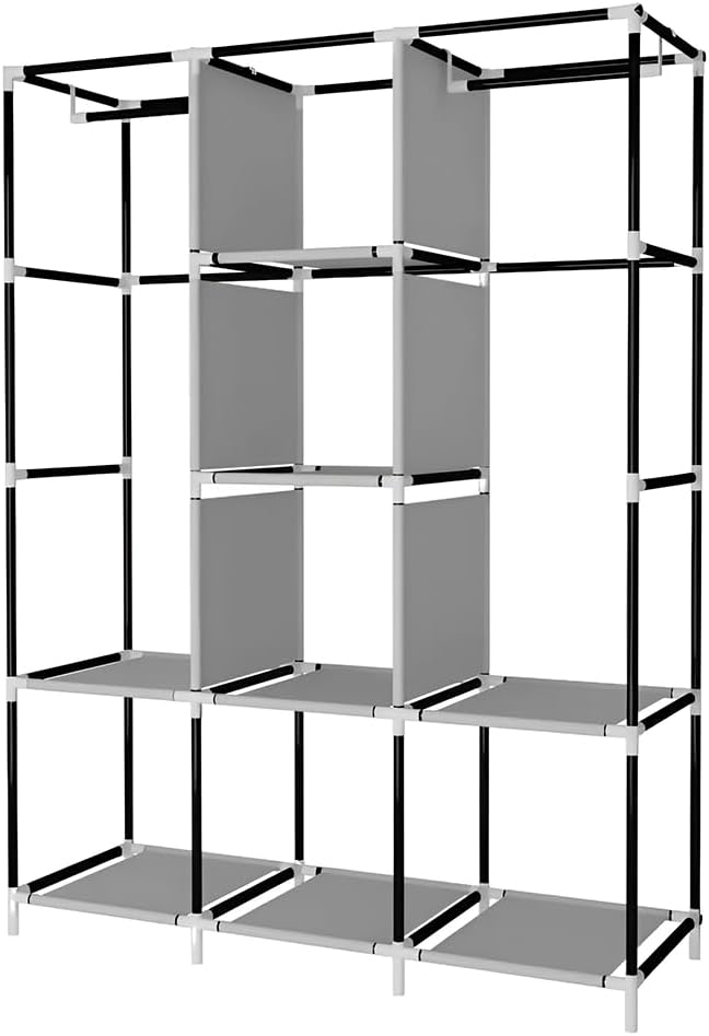 Foto 4 pulgar | Clóset Plegable Negro de 4 Niveles