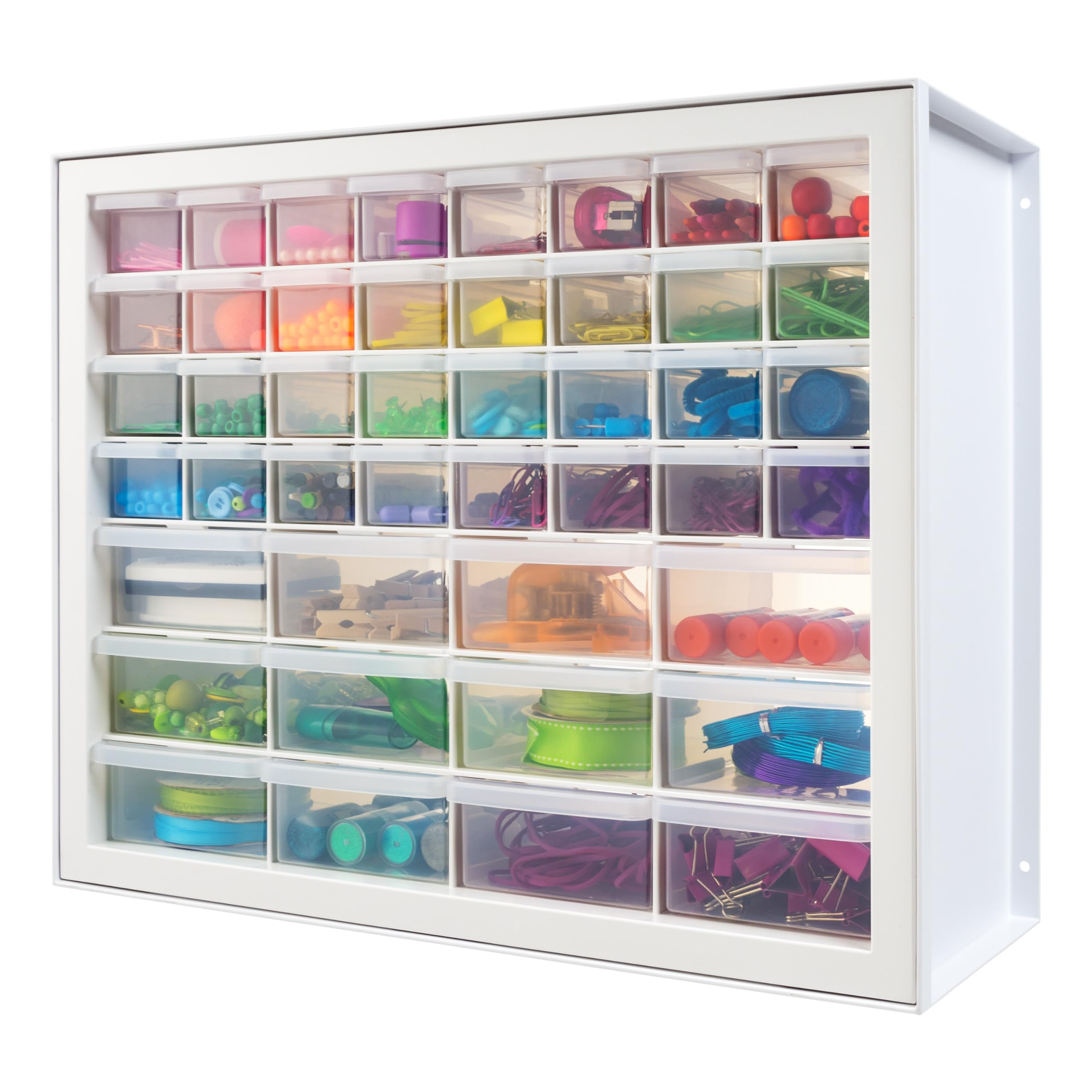 Foto 2 pulgar | Craft Cabinet Storage Iris Usa, 44 Cajones, Piezas De Color Blanco - Venta Internacional.