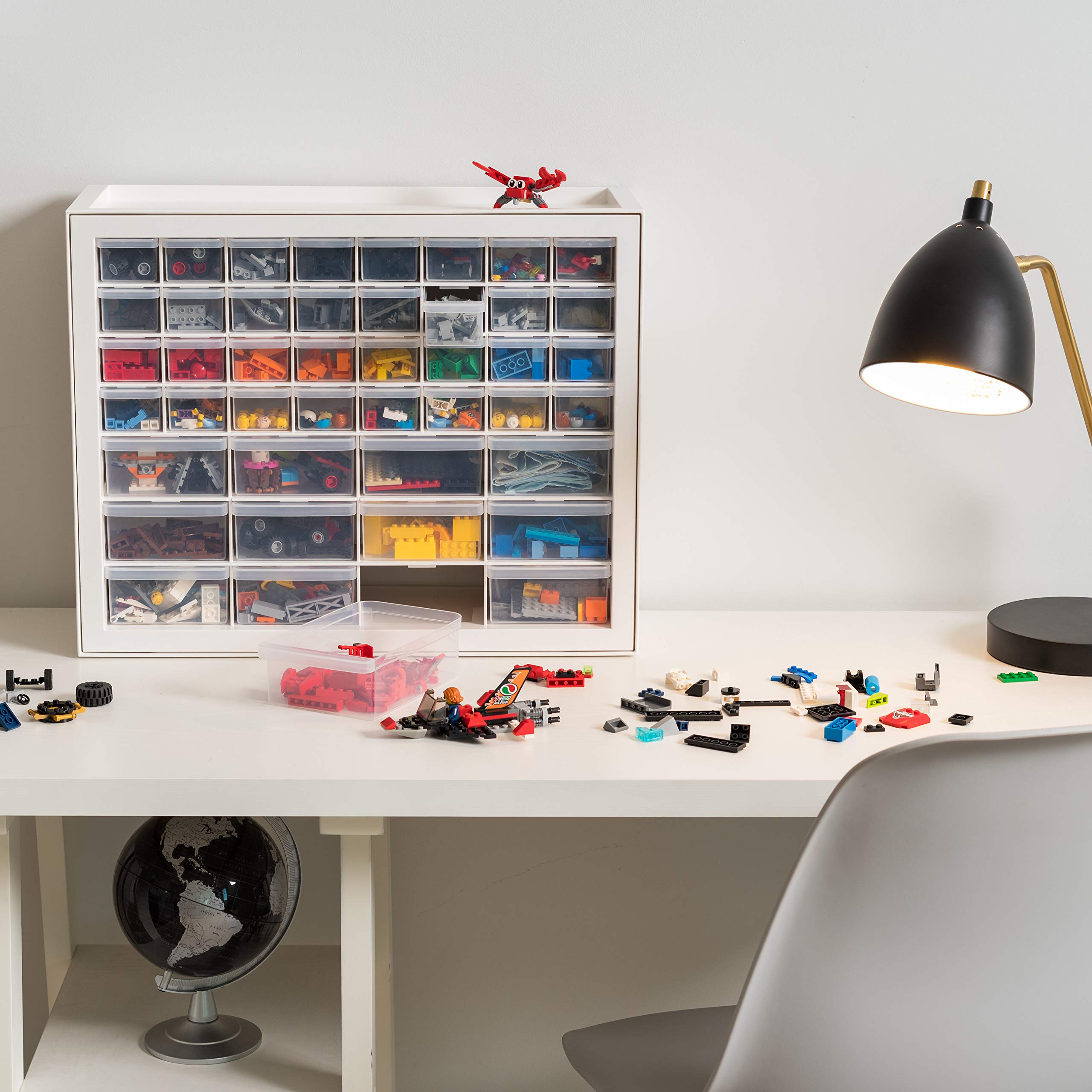 Foto 6 pulgar | Craft Cabinet Storage Iris Usa, 44 Cajones, Piezas De Color Blanco - Venta Internacional.