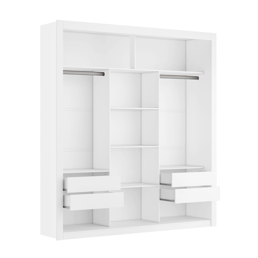 Foto 4 pulgar | Clóset Moderno y Elegante Darady NT5180-BCO