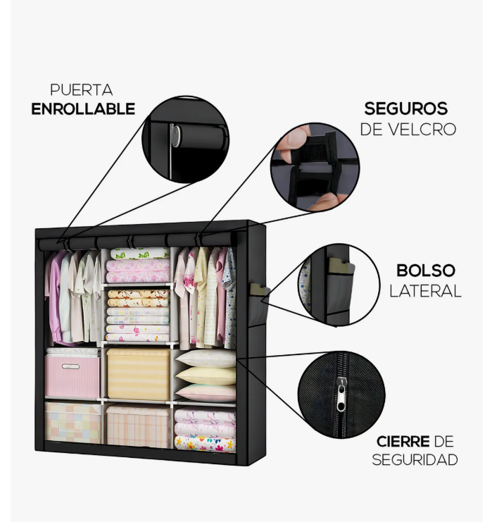 Foto 2 | Closet Xtellar Armable Rosa