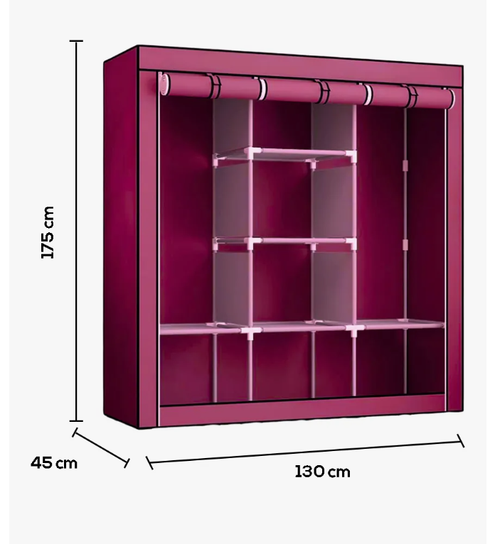 Foto 6 pulgar | Closet Xtellar Armable Rosa