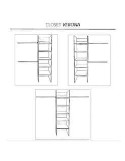 Foto 4 | Closet Verona Cajonera Premium Ajustable