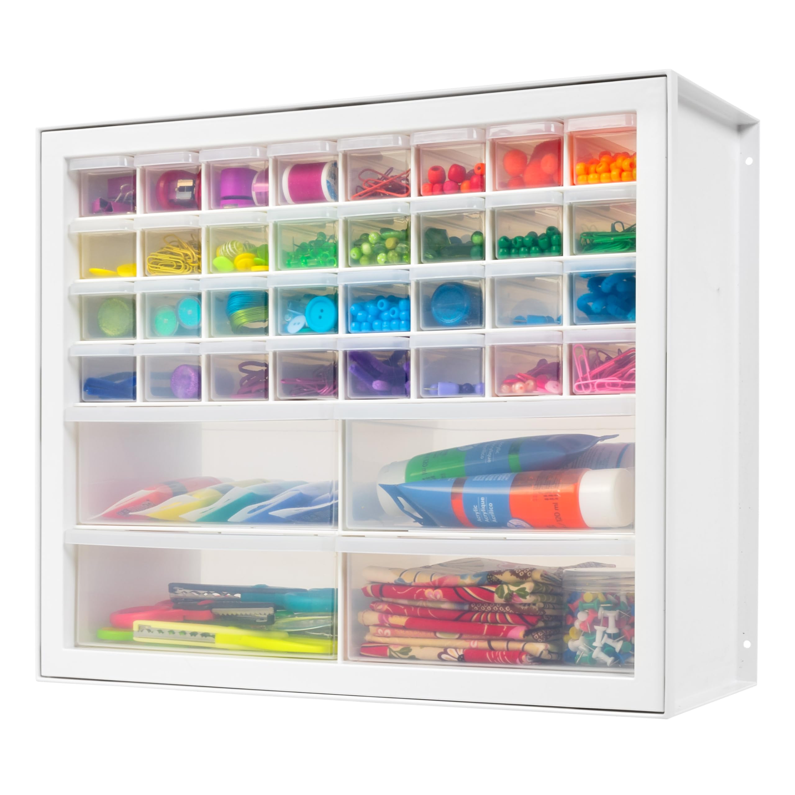 Foto 2 pulgar | Armario Craft Storage Iris Usa Con 36 Cajones, Color Blanco - Venta Internacional.