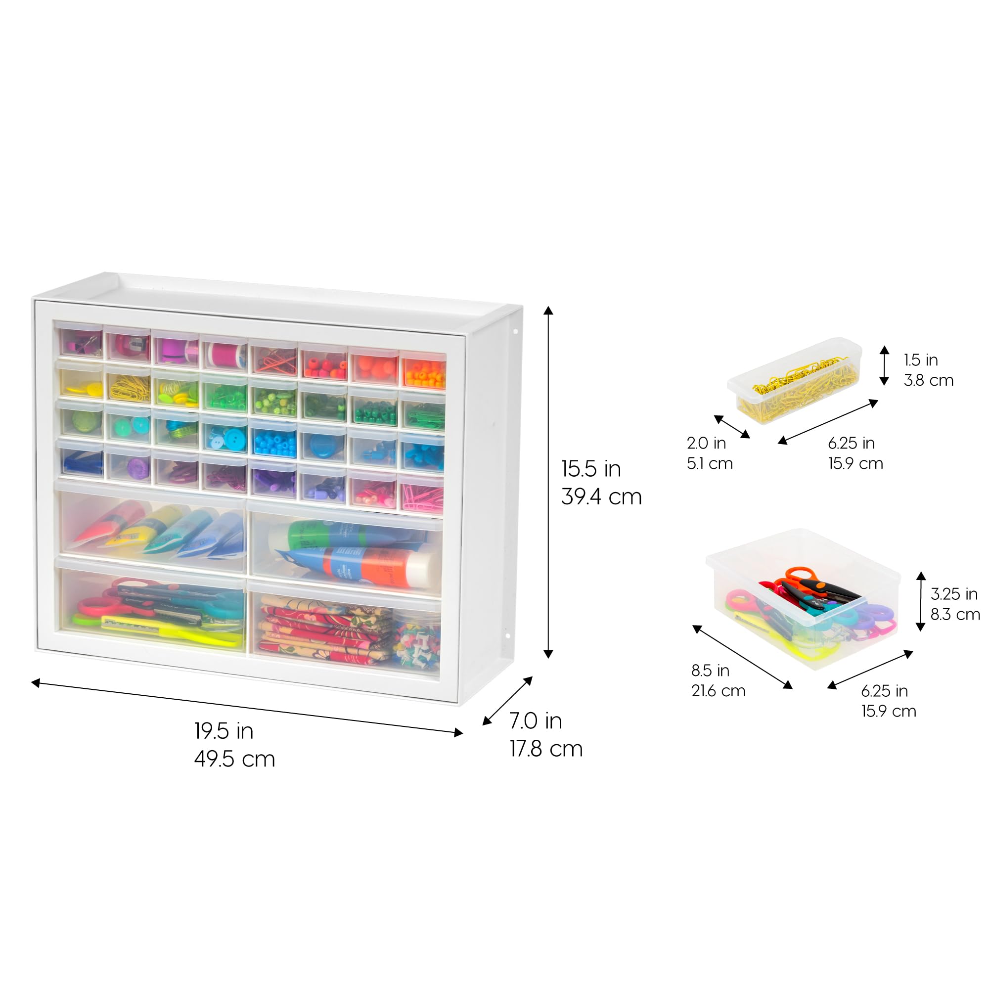 Foto 5 pulgar | Armario Craft Storage Iris Usa Con 36 Cajones, Color Blanco - Venta Internacional.