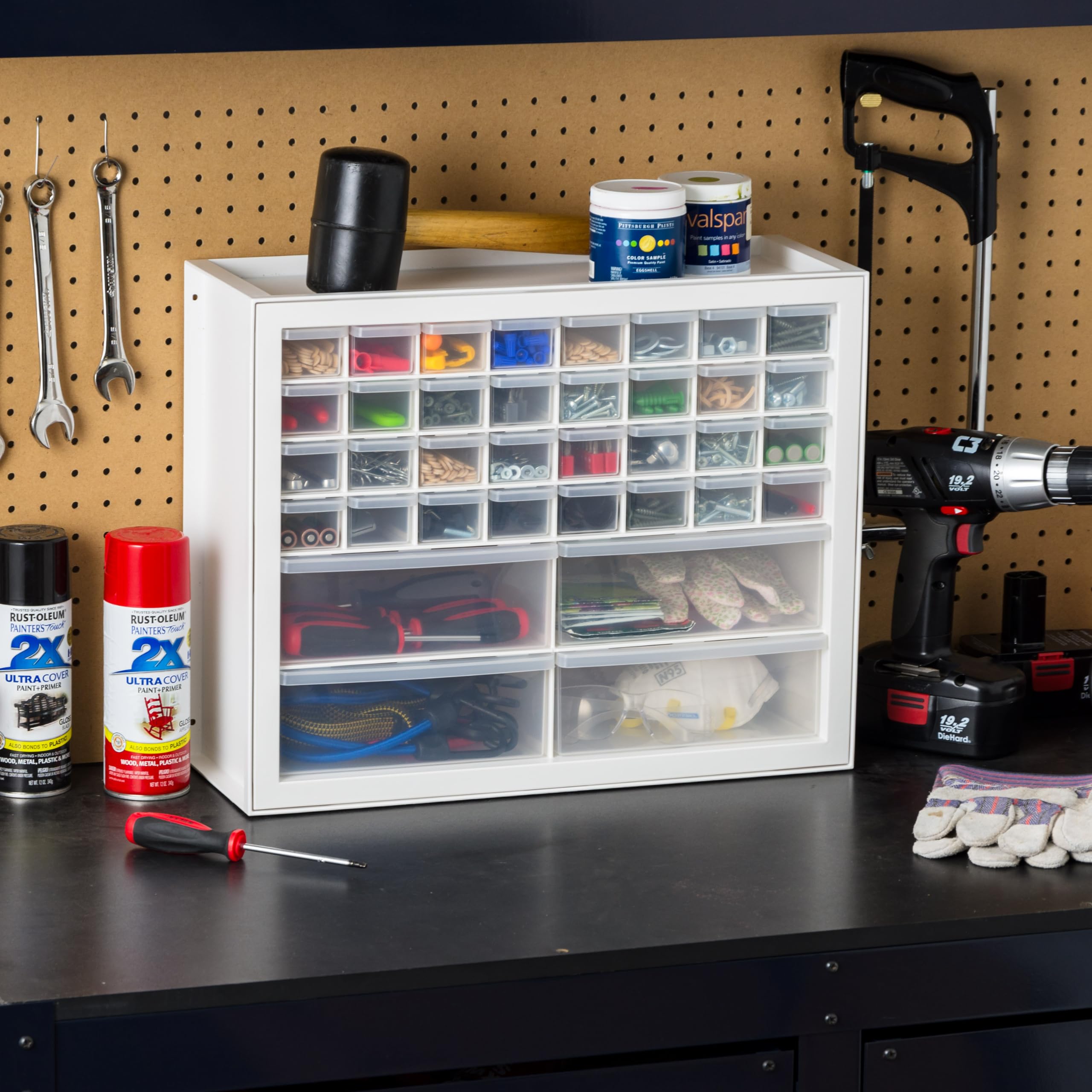 Foto 5 | Armario Craft Storage Iris Usa Con 36 Cajones, Color Blanco - Venta Internacional.