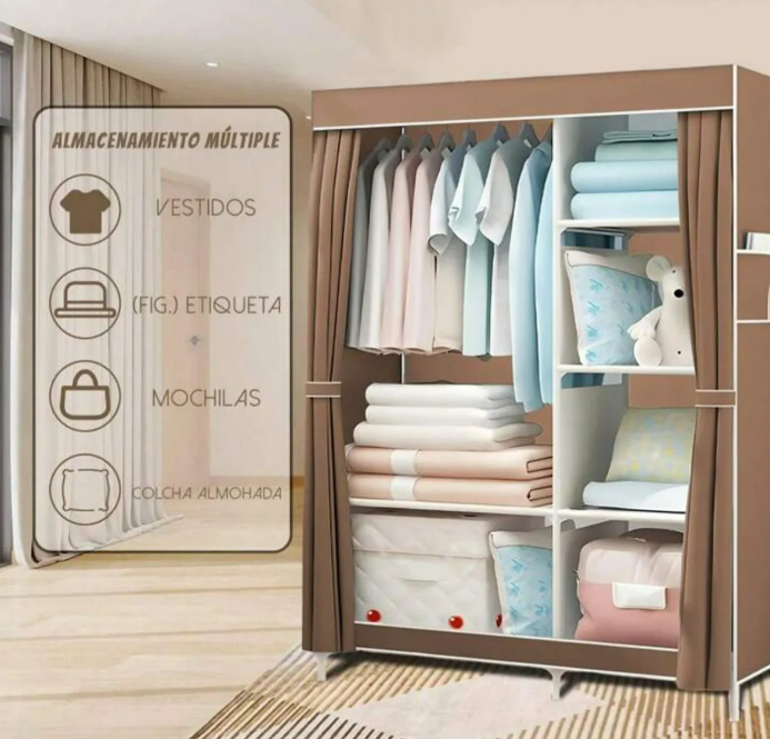 Foto 3 pulgar | Xtellar - Closet Armable Deluxe  Organizador De Ropa Estilizado Y Portátil