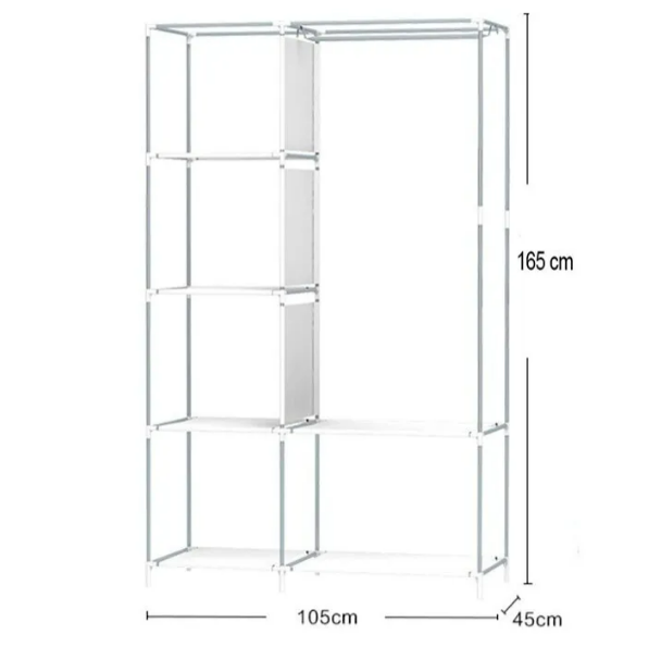 Foto 4 pulgar | Xtellar - Closet Armable Deluxe  Organizador De Ropa Estilizado Y Portátil