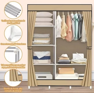 Foto 4 | Xtellar - Closet Armable Deluxe Organizador De Ropa Estilizado Y Portátil