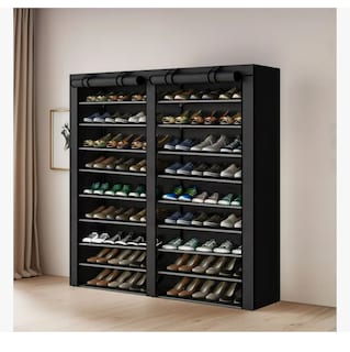 Foto 3 | Mueble Zapatero de 9 Niveles con Marco de Metal