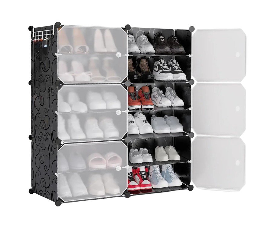 Zapatera Cajas para 24 Pares 6 Niveles