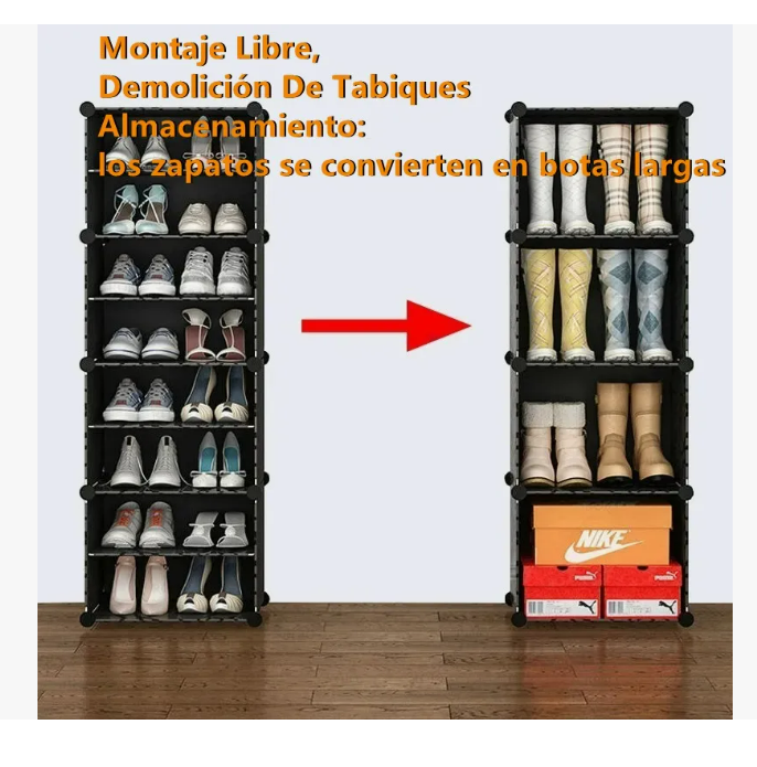 Foto 5 pulgar | Zapatera Armable Moderna