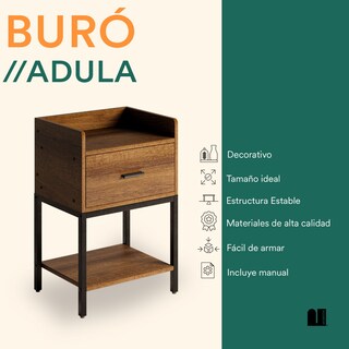Foto 2 | Buró Mubson Adula para Recamara o Sala Mesa de Noche