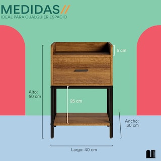 Foto 4 | Buró Mubson Adula para Recamara o Sala Mesa de Noche