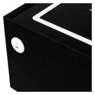 Foto 3 | Buro Mesa Inteligente Noche Cargador Inalambrico Luz Led Usb Negro