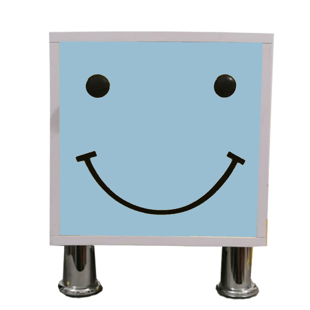 Buró Infantil Noche Puertos USB Integrado Luz LED Ensamblado Azul $1,189