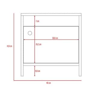 Foto 8 | Buró Tutto, Wengue, Con Un Cajón Amplio Ideal Para Espacios Pequeños