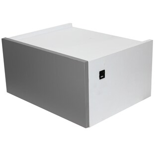 Foto 1 | Mesa de Noche Buró Flotante Luz Led Recámara Usb Ensamblado Gris