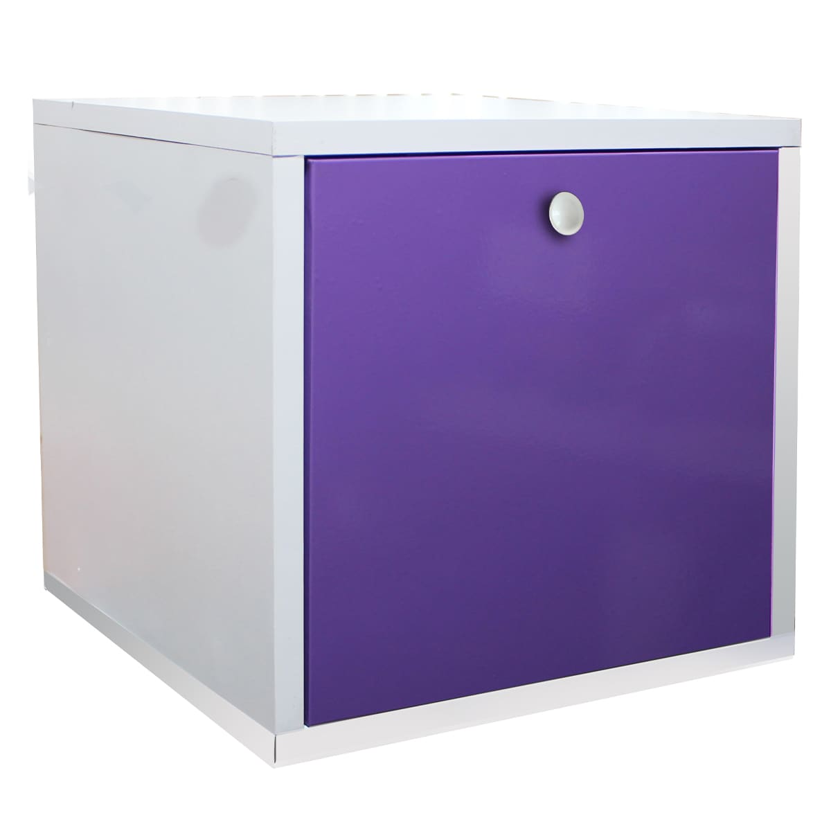 Buró Flotante Recámara MDF Ensamblado Vinil Morado $890