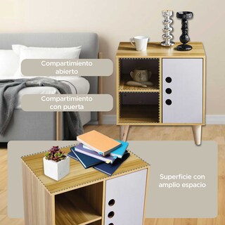 Foto 4 | Buró Moderno Estilo Minimalista Beige/blanco